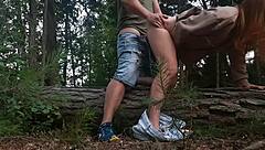 Angel has sex in the forest with her slave driver procceding work forgetting about her mate cheating woman Free Porn Videos